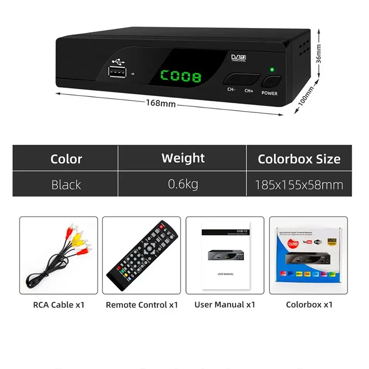DVB-T2 Set Top Box DVB-T2 Set Top Box